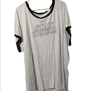Stay weird short sleeve tee
